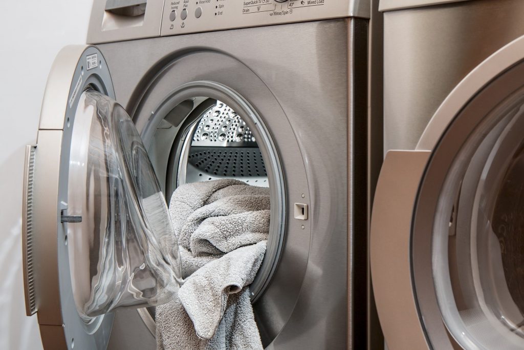 Clean washing machine and dryer